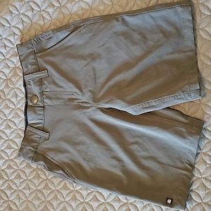 Blue Gray Kids Shorts with Belt Loops
